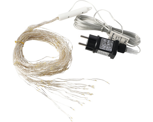 LED Lichterkette mit Stecker und vielen kleinen Lampen
