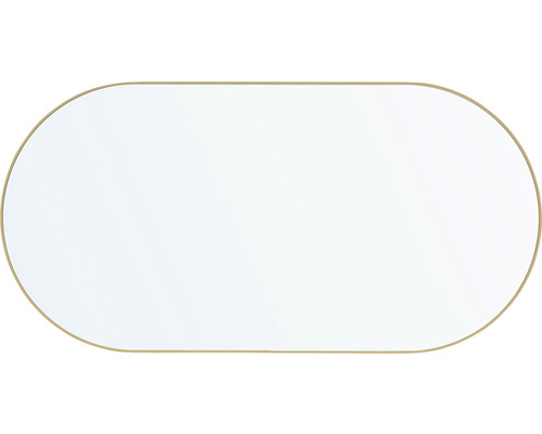 Ovaler Spiegel mit Rahmen