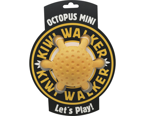 Kiwi Walker Octopus Mini Hundespielzeug auf Verpackung