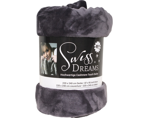 Swiss Dreams Cashmere Touch Decke 220 mal 240 Zentimeter