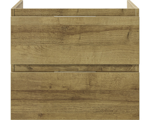 Waschtischunterschrank mit zwei Schubladen in Holzoptik