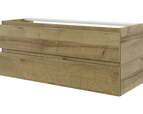 Waschtischunterschrank Pelipal Xpressline 4035 BxHxT 116 x 48,2 cm x 43,5 cm Frontfarbe eiche riviera 4035.471102