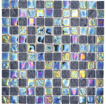 Mosaikfliese mit quadratischen Elementen