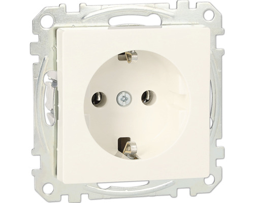 Schutzkontaktsteckdose für die Wandmontage