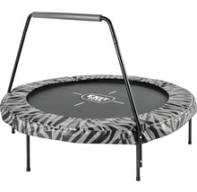 Trampolin mit Haltegriff und Zebra-Muster