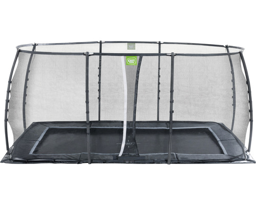 Rechteckiges Gartentrampolin mit Sicherheitsnetz