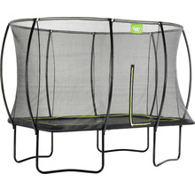 Trampolin EXIT Silhouette mit Sicherheitsnetz 214x305 cm schwarz