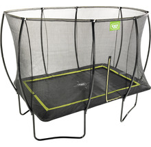 Trampolin EXIT Silhouette mit Sicherheitsnetz 214x305 cm schwarz