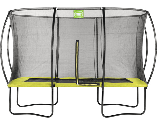 Rechteckiges Gartentrampolin mit Sicherheitsnetz