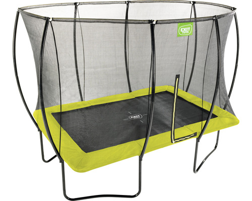 Rechteckiges Trampolin mit Sicherheitsnetz