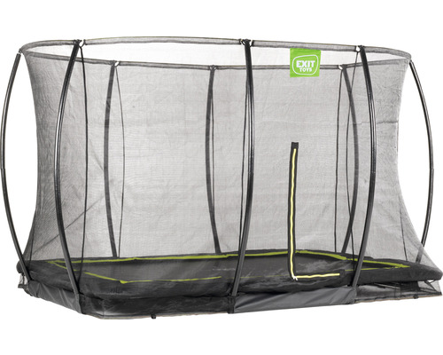 Rechteckiges Gartentrampolin mit Sicherheitsnetz