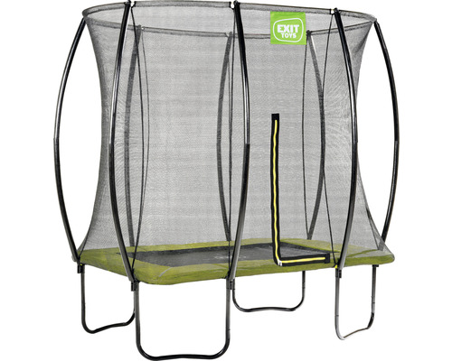 Rechteckiges Gartentrampolin mit Sicherheitsnetz