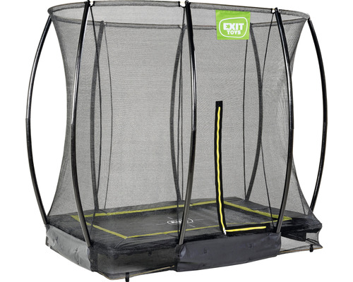 Rechteckiges Gartentrampolin mit Sicherheitsnetz