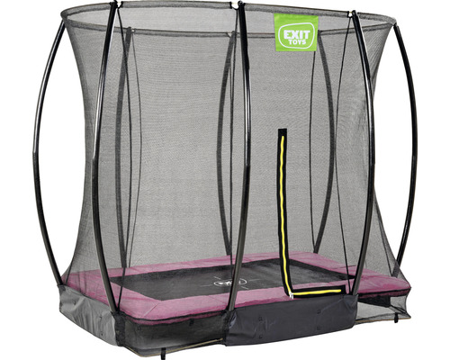 Rechteckiges Gartentrampolin mit Sicherheitsnetz