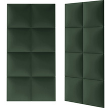 Wandkissen Kingston salbeigrün dunkel Samt-Optik 30 x 30 cm