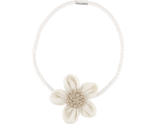Dekorativer Raffhalter mit Blumenmotiv für Vorhänge