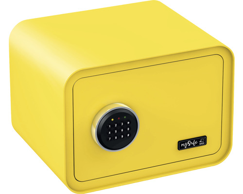 Möbeltresor Basi mySafe 350 gelb mit Elektronikschloss