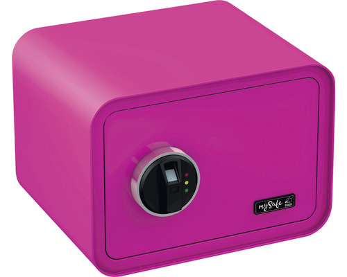 Möbeltresor Basi mySafe 350 pink mit Elektronikschloss und Fingerprint-0
