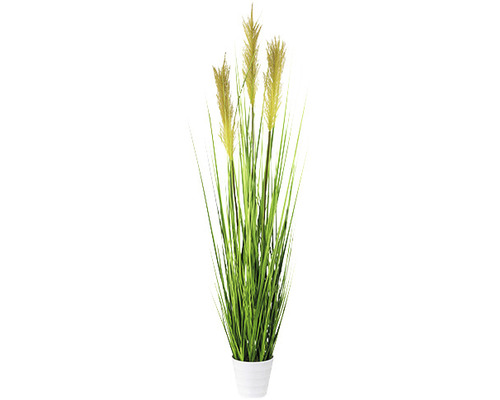 Kunstpflanze Grasbusch Höhe: 95 cm grün