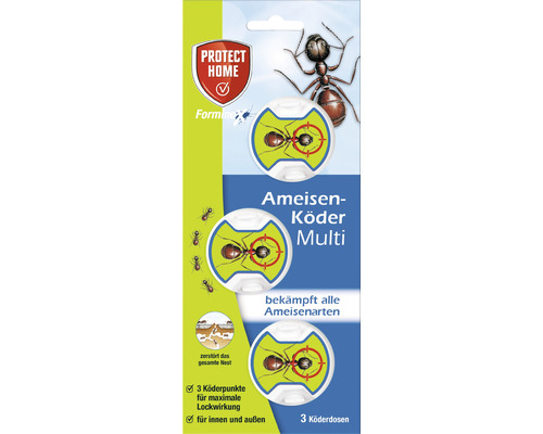 Ameisenmittel Protect Home FormineX Ameisen-Köder Multi 3 Stück, für bis zu 30 qm Raumabdeckung