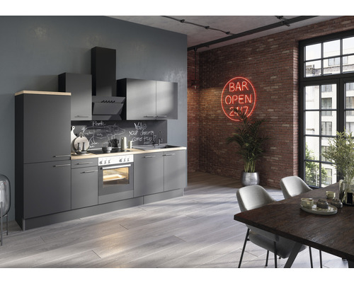 Optifit Küchenzeile mit Geräten Ingvar420 270 cm | HORNBACH
