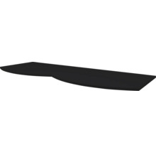 Schweberegal in Schwarz