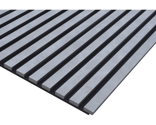 Akustikpaneel mit Lamellenstruktur