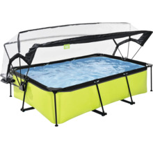 Rechteckiger Pool mit Abdeckung