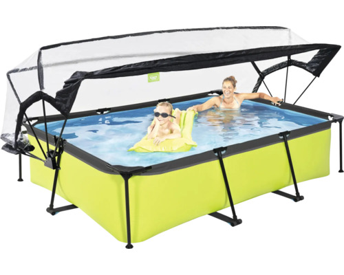 Rechteckiger Pool mit Überdachung, Kinderpool