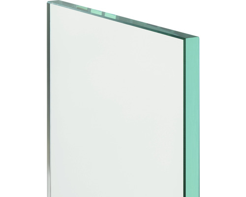 Klarglasplatte im Detail