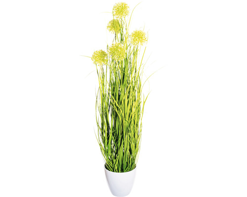 Kunstpflanze Grasbusch Höhe: 80 cm grün