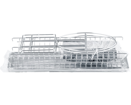 Spülbecken-Zubehör aus Metall im Lieferzustand