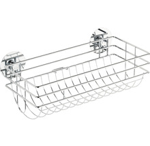 Duschablage aus Metall mit Saugnäpfen