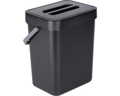 Abfalleimer mit Deckel und Tragegriff