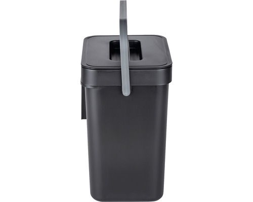 Abfallbehälter mit Deckel und Tragegriff