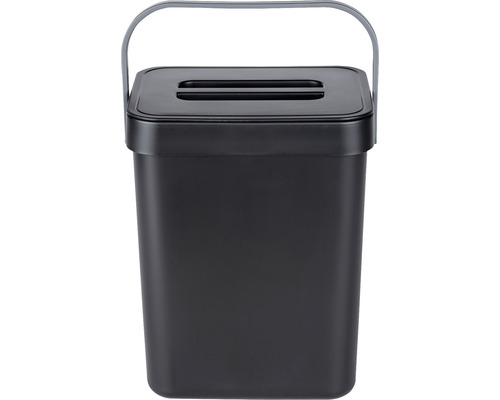 Komposteimer aus Kunststoff mit Deckel und Tragegriff