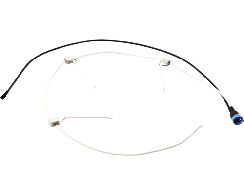 Leuchtenkette mit Anschlusskabel und Steckverbindungen