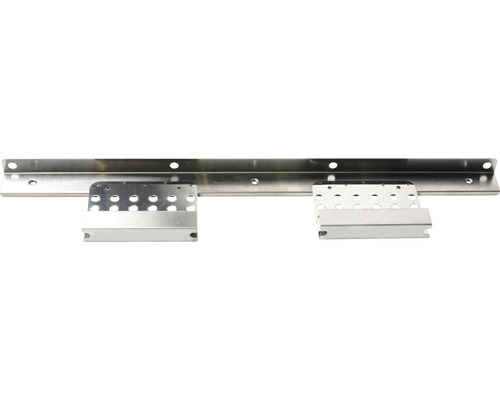 Metallhalterung mit Bohrlöchern zur Befestigung