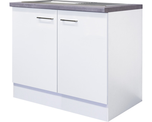 Spülenschrank inkl Spüle Varo BxTxH 100 | x 60 86 HORNBACH cm x