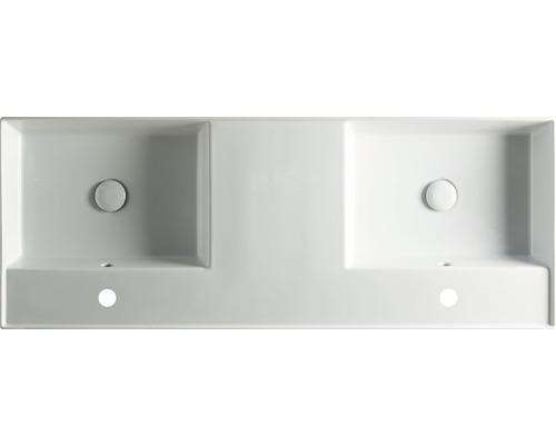 Aufsatzwaschtisch mit zwei Becken für das Badezimmer