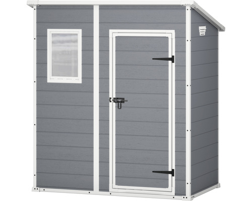 Gartenhaus mit Fenster und Tür