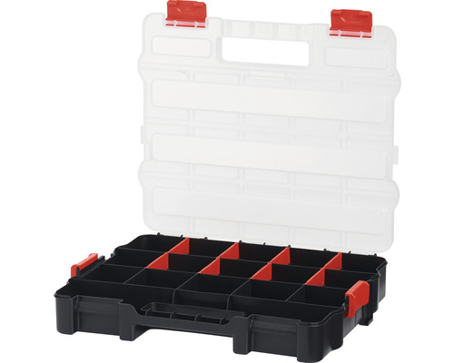 Offene Sortimentskiste mit Fächern