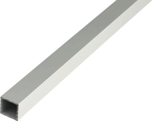 BA-Profil Vierkant Alu natur 30x30x2 mm, 1 m Vierkantrohr aus Aluminium