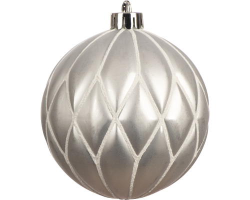Christbaumkugel mit geometrischem Muster