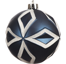 Weihnachtsbaumkugel mit geometrischem Muster