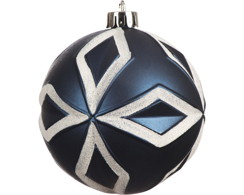 Weihnachtsbaumkugel mit geometrischem Muster