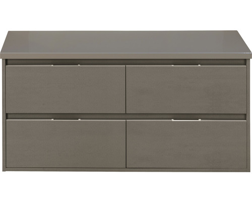 Waschtischunterschrank Sanox Porto Frontfarbe cubanit grey BxHxT 120 x 59 x 50 cm