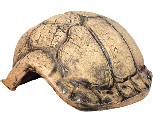 Aquariumdekoration CeramicNature Turtle Cave S 10 x 10 cm braun Keramik Schildkrötenpanzer