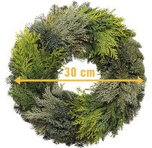 Tannenkranz mit einem Durchmesser von 30 cm