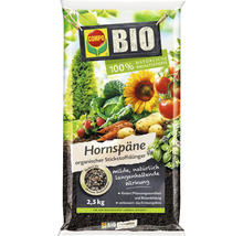 Packung COMPO Bio Hornspäne organischer Stickstoffdünger mit Gemüseabbildung
